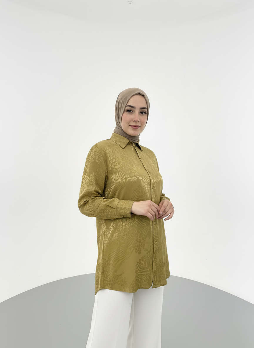 Satin Printed Shirt