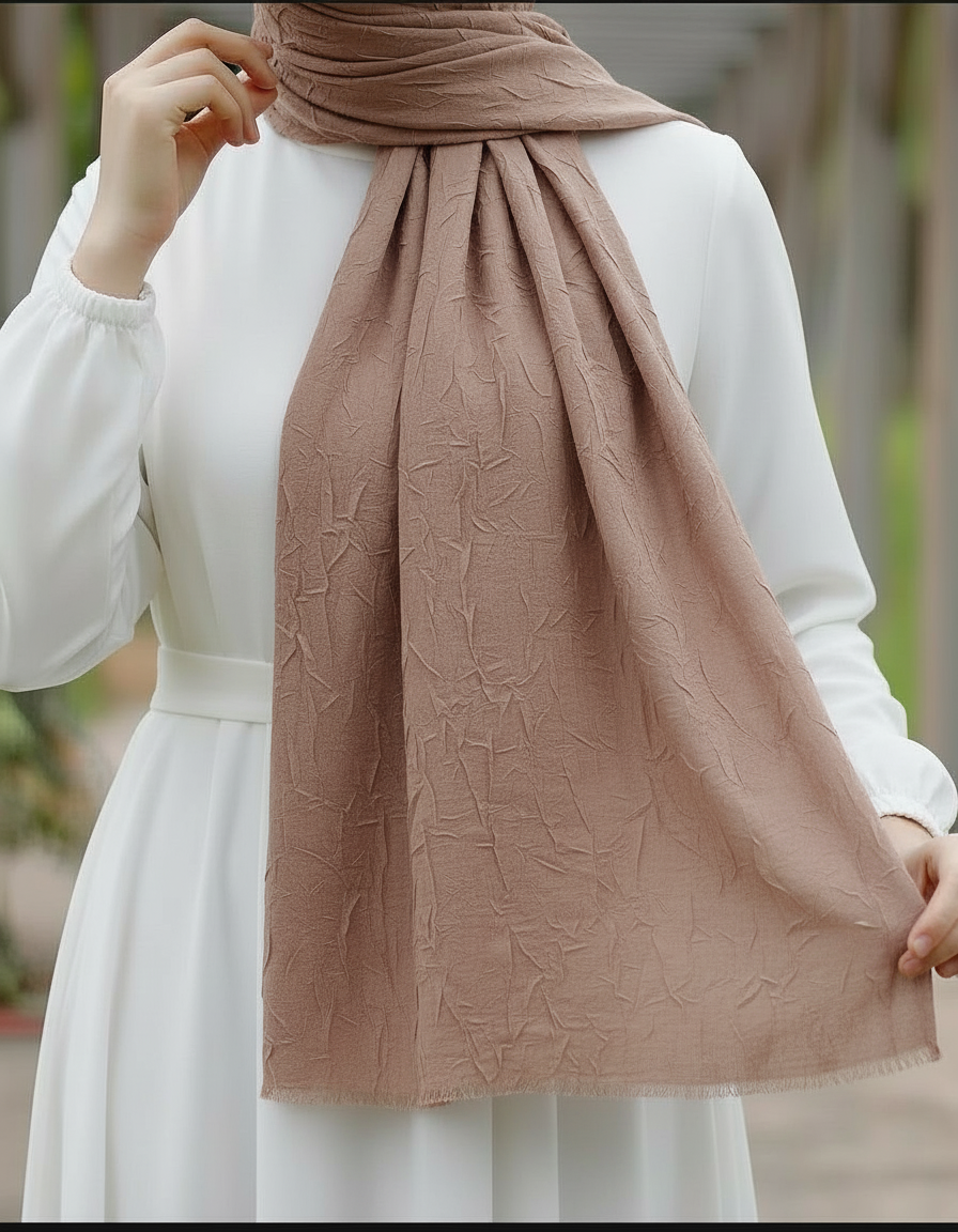 Washed Brown Crinkle