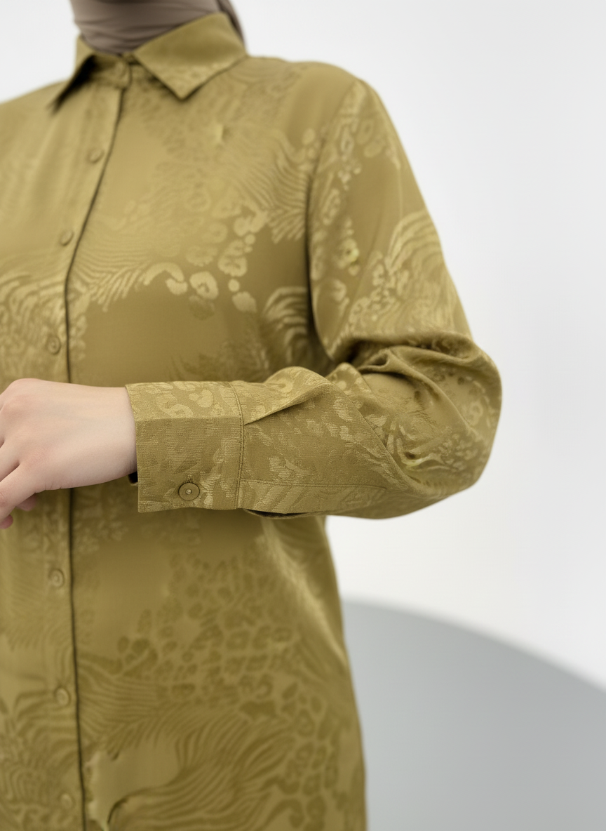 Satin Printed Shirt
