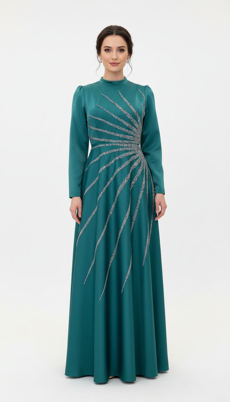 Crystal A-Line Gown