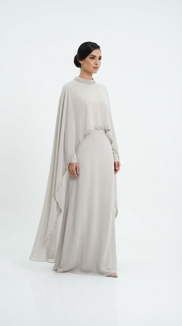 Elara Gawn with Cape Overlay