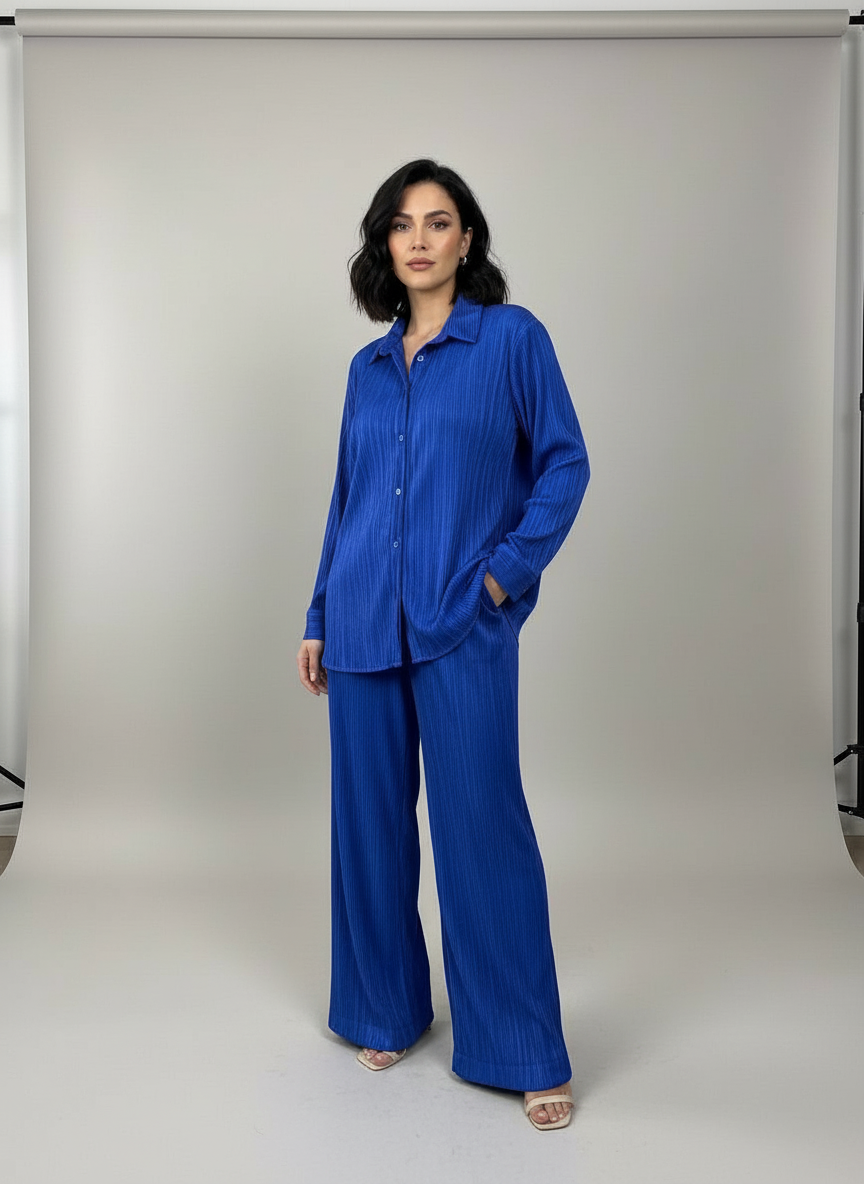 Blue Boohoo Oversize