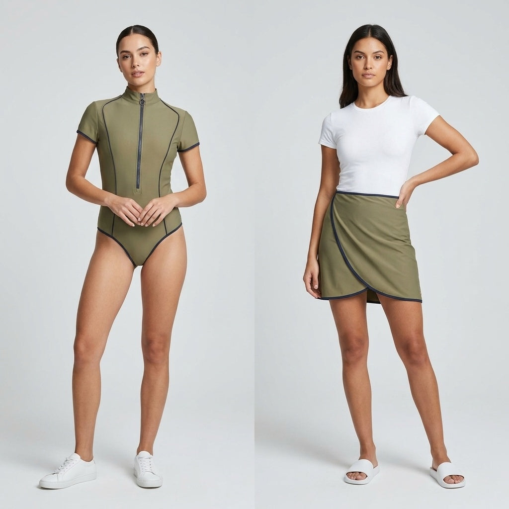4-Piece Modest Swimwear Set