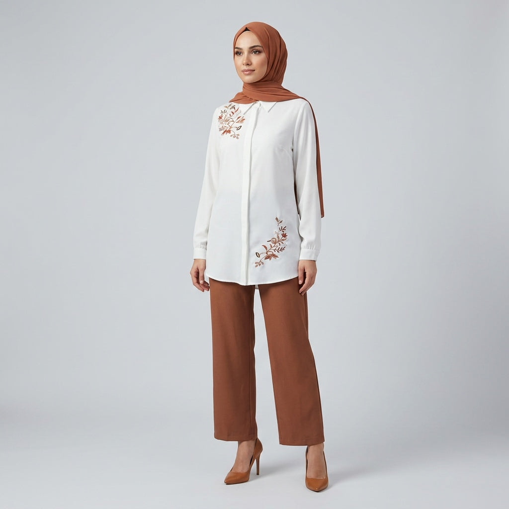 Flora Embroidered Shirt