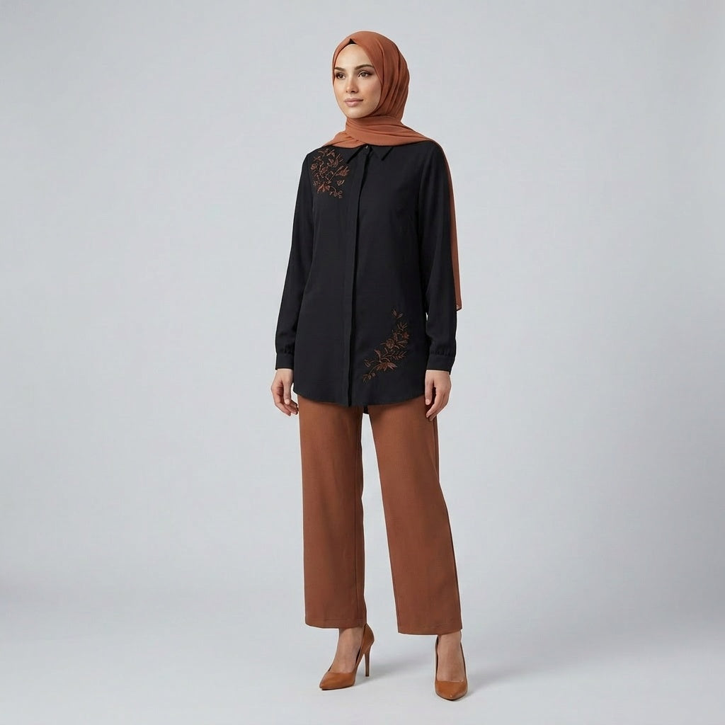 Flora Embroidered Shirt