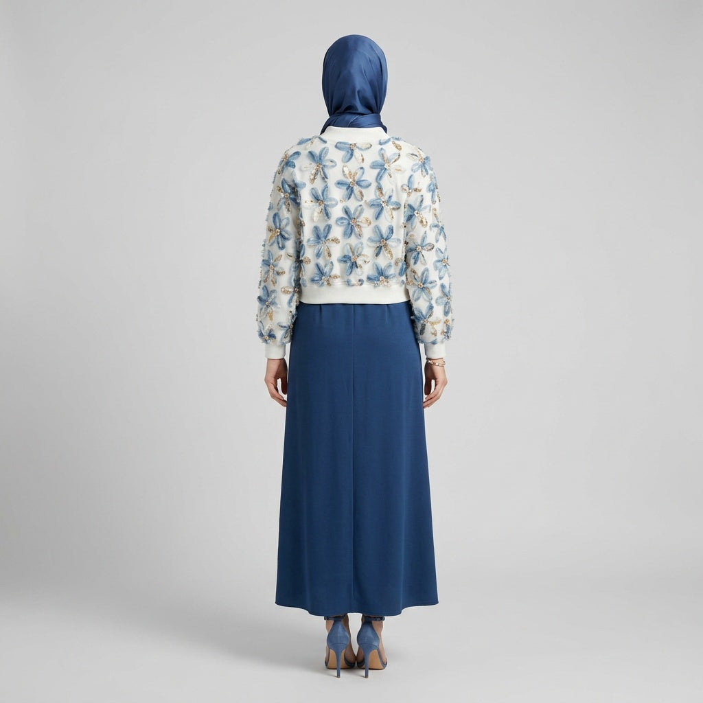 Coastal Bloom Jacket Dress Set