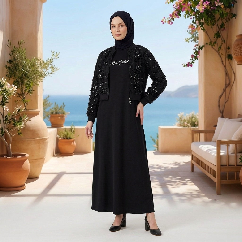 Coastal Bloom Jacket Dress Set