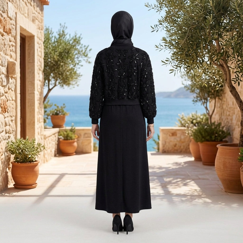 Coastal Bloom Jacket Dress Set