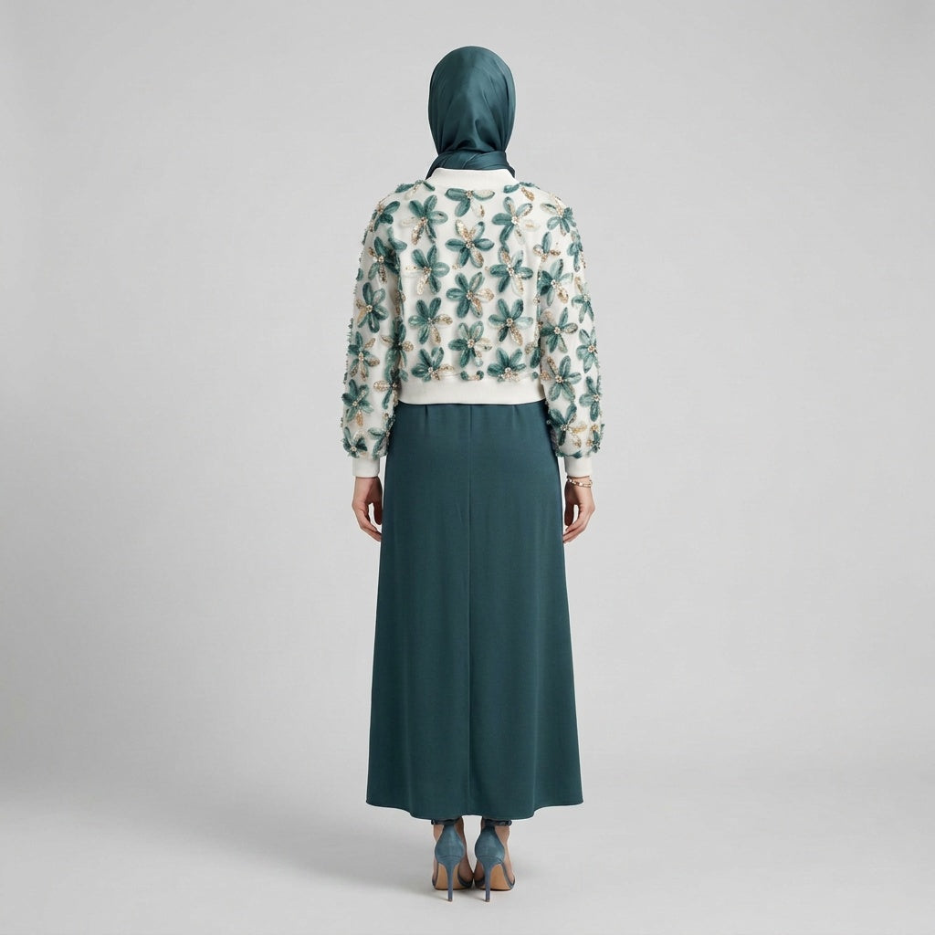 Coastal Bloom Jacket Dress Set