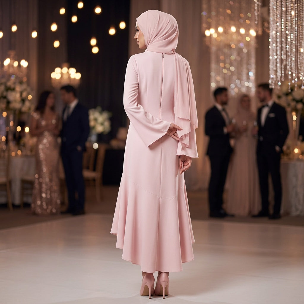 Rosabelle Asymmetrical Evening Dress