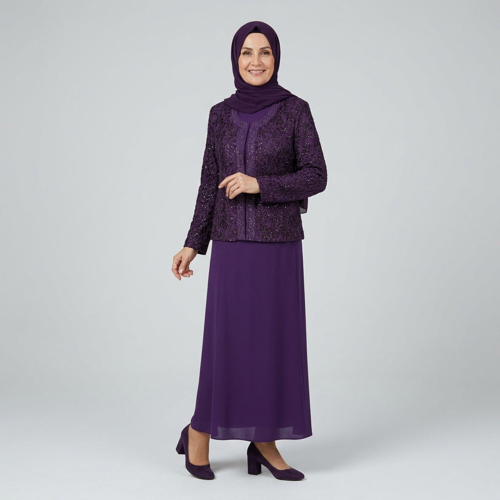 Amethyst Royale Two-Piece Set