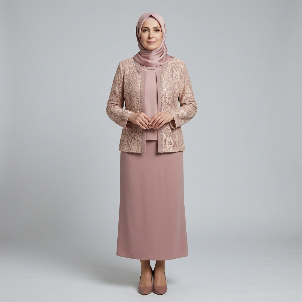 Blush Serenity Lace Set