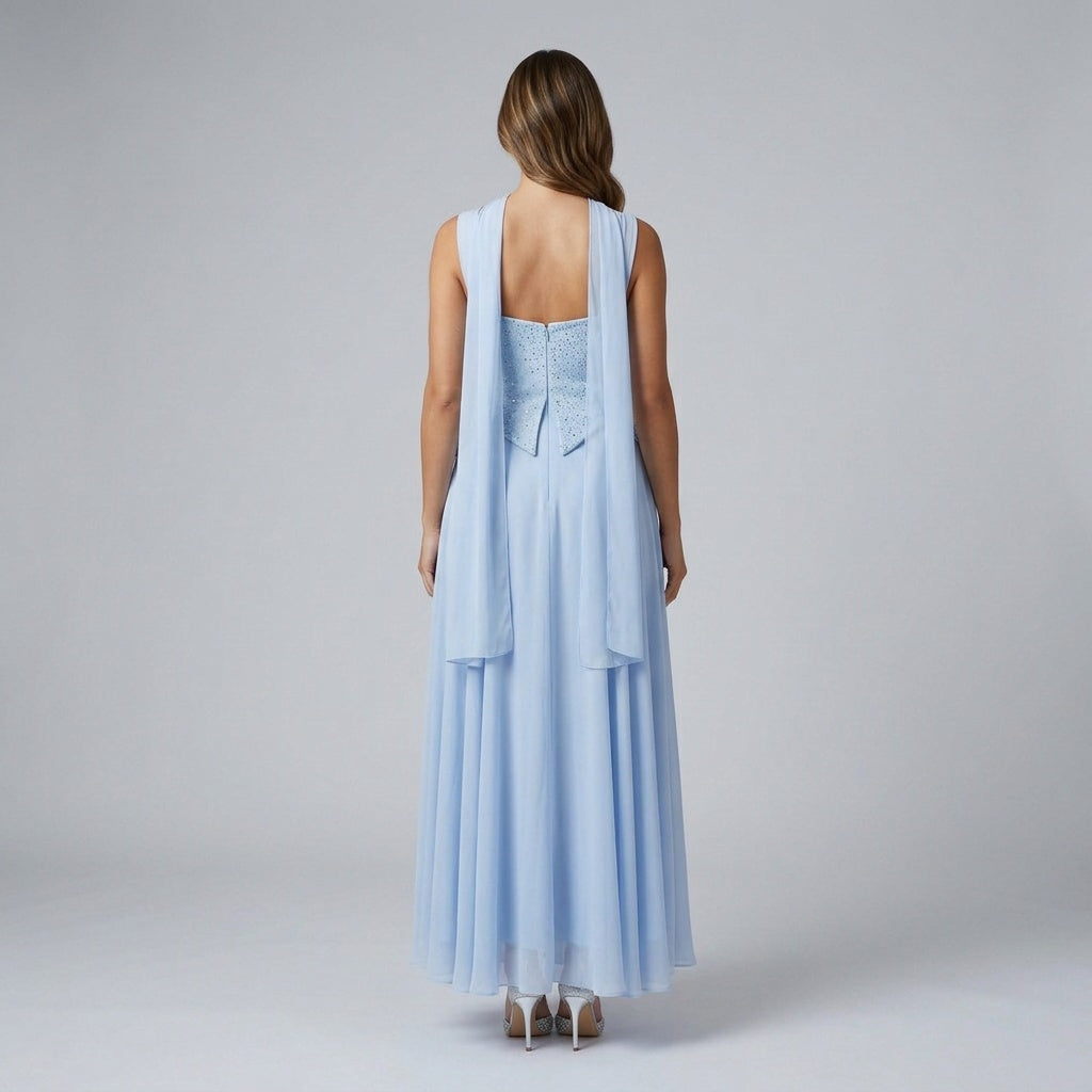 Celeste Glow Evening Gown