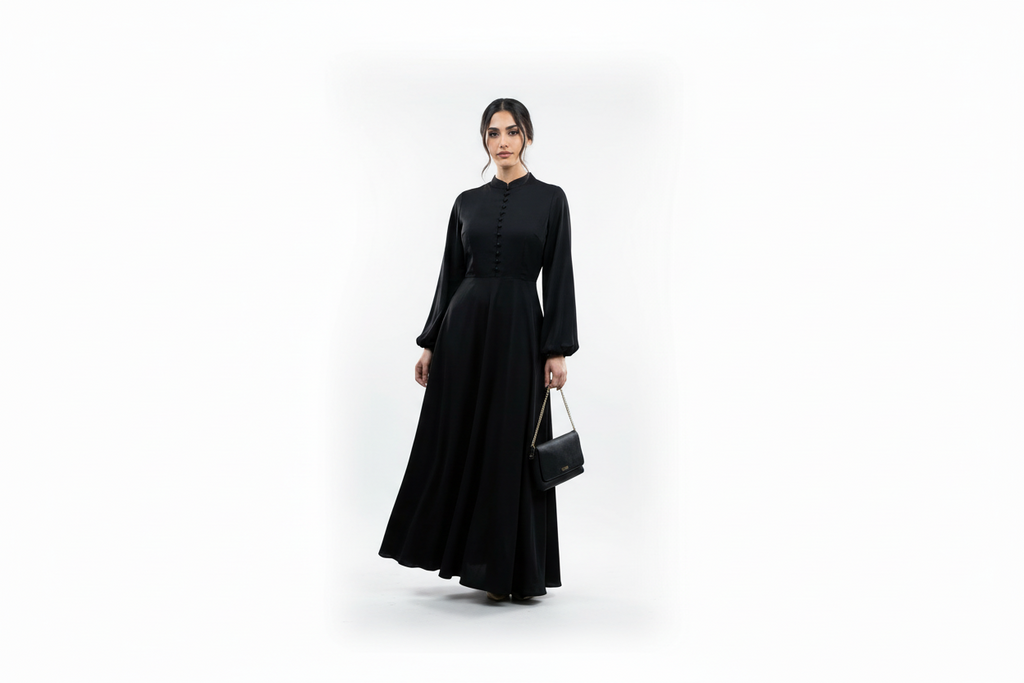 Wesam’s Maxi Dress Bell Sleeve
