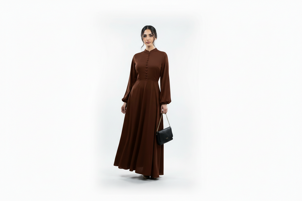Wesam’s Maxi Dress Bell Sleeve