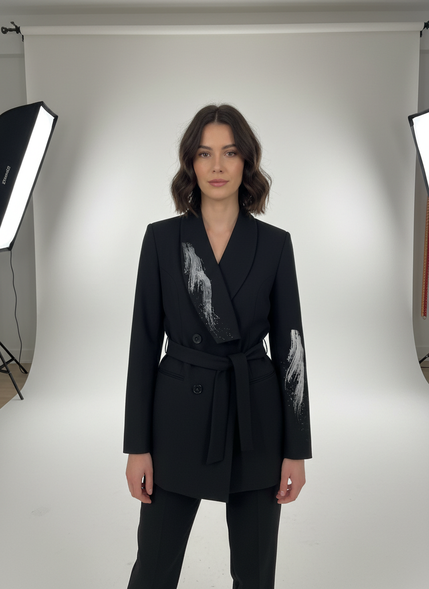 Brushstroke Black Suite
