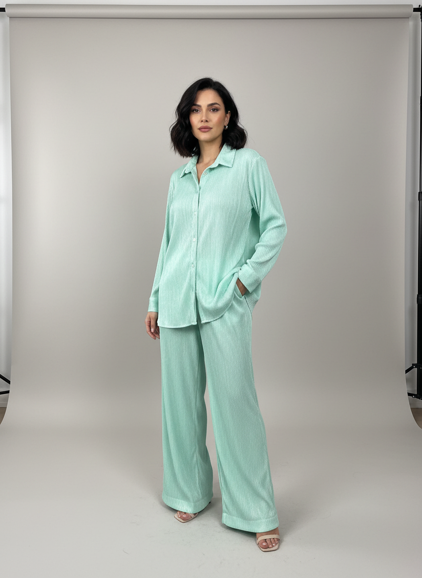 Pastal Boohoo Oversize set