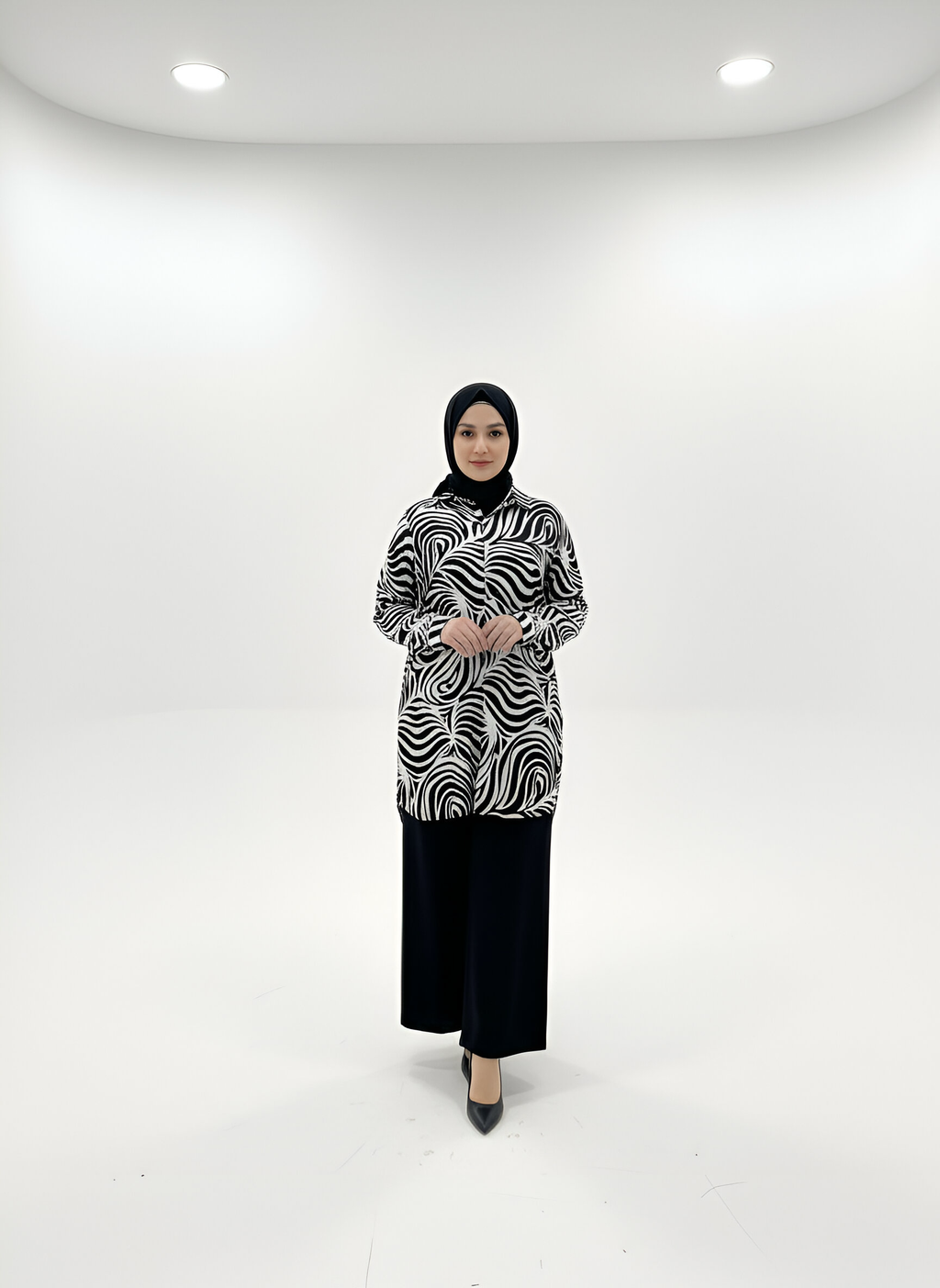 B&W Tunic