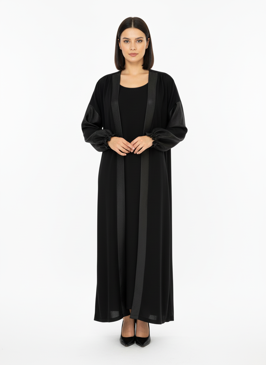 Noor Luxe Open Abaya