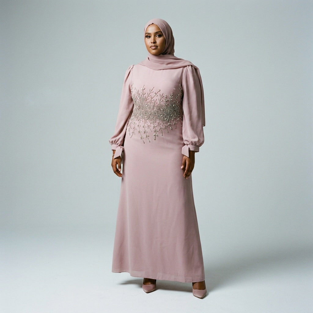 Rosaline Modest Maxi Dress
