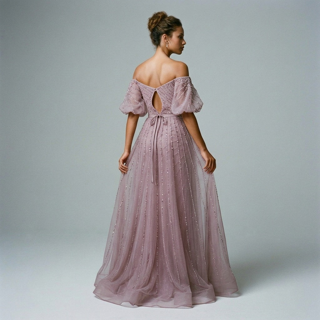 Amara Rose Embellished Gown