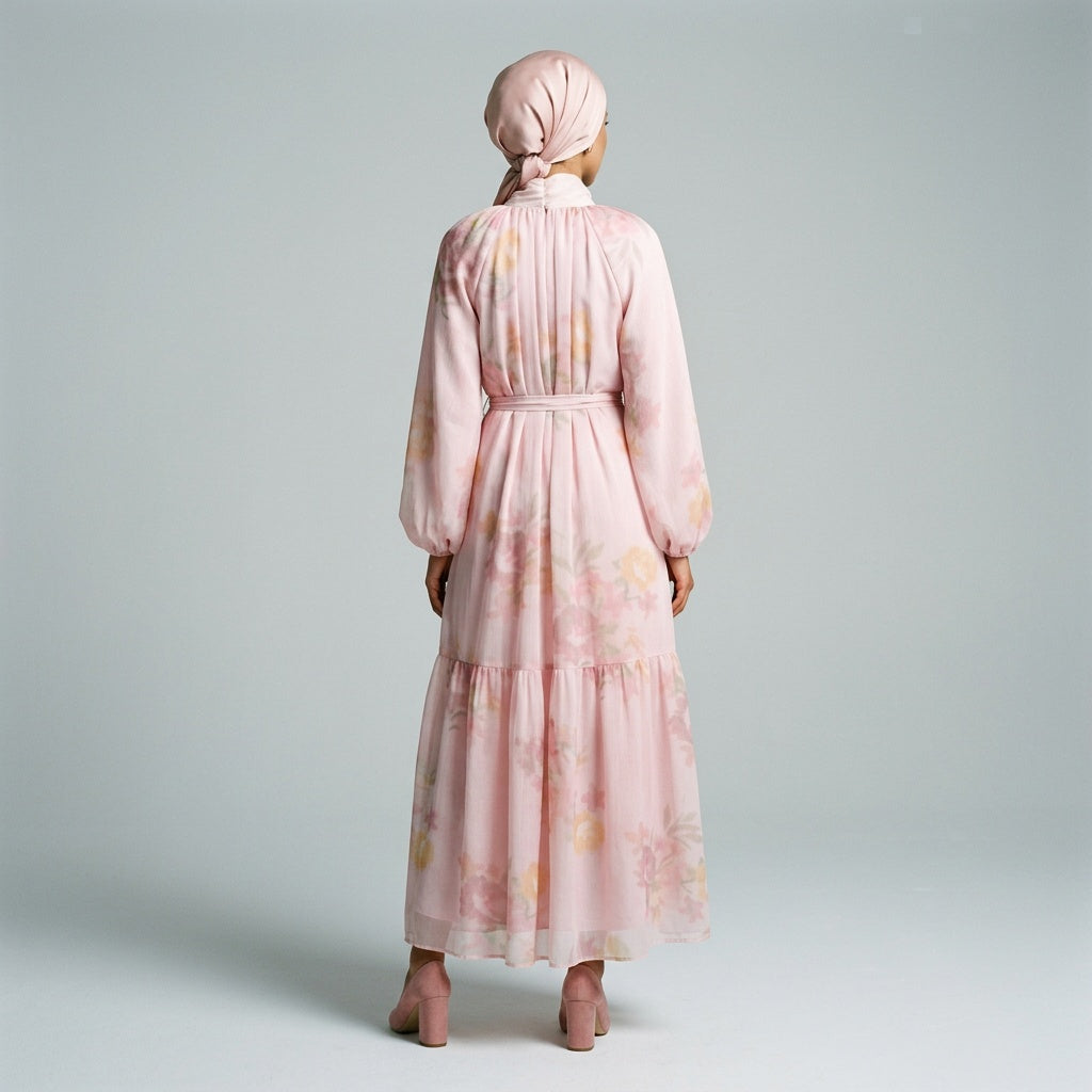 Rosalie Floral Bow Maxi Dress