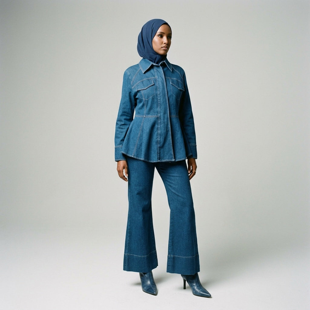 Denim Elegance Set