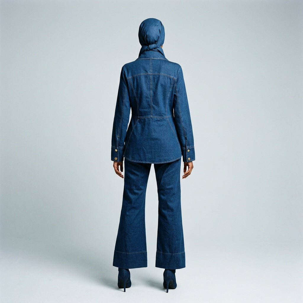 Denim Elegance Set