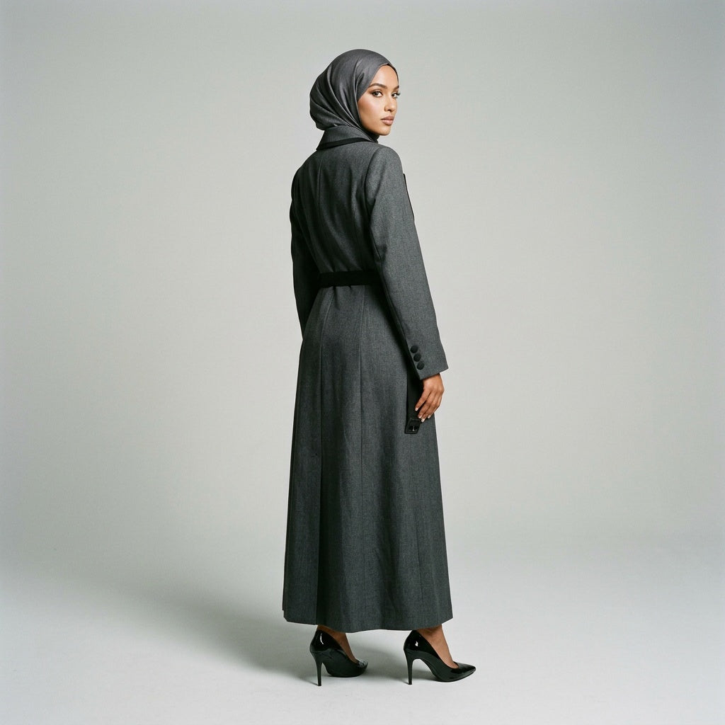 Tailored Elegance Long Coat
