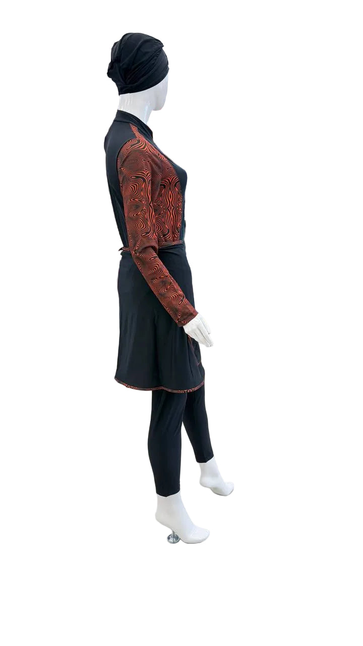 Dhelal’s Modest Swimwear ( 4 Pieces)
